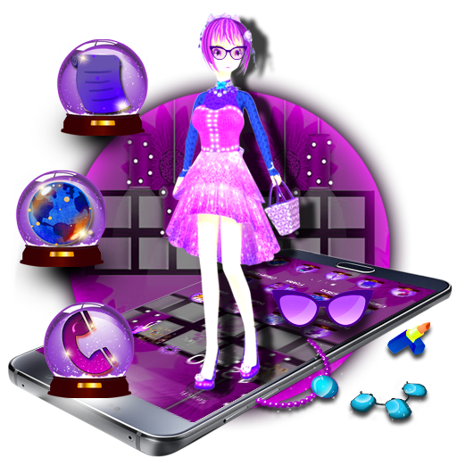 3d Cute Sex Doll Theme Cute Purple Girl Theme 1 1 6 Apk Download Android Apk Apkshub